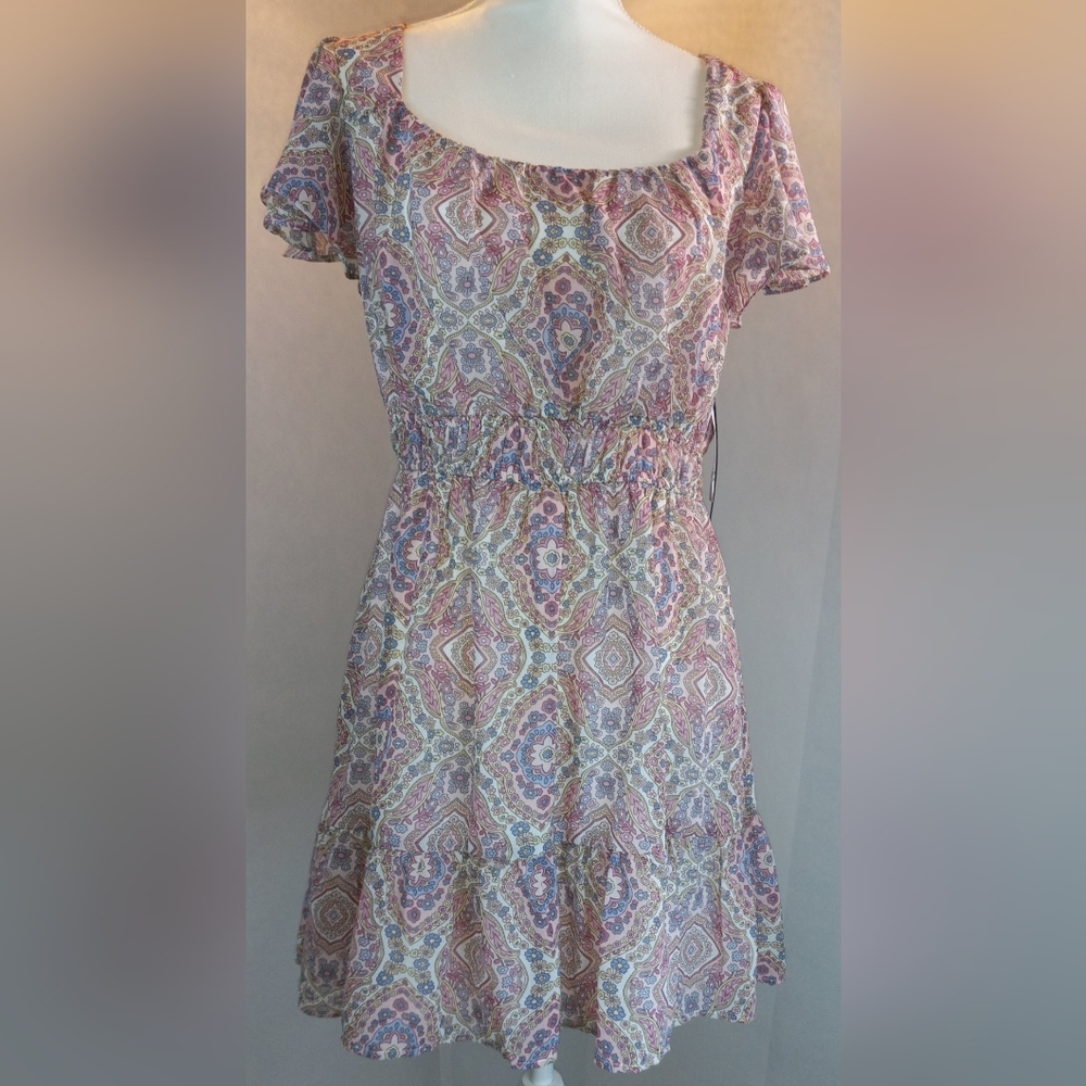 As U Wish Multicolor Patterned Dress Size XL
